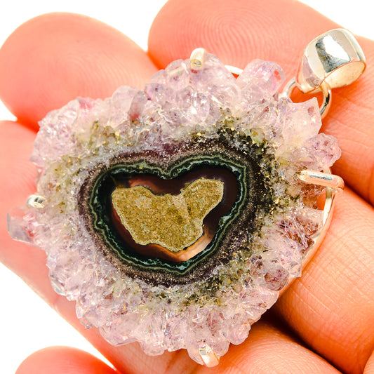 Amethyst Stalactite Pendants handcrafted by Ana Silver Co - PD32795