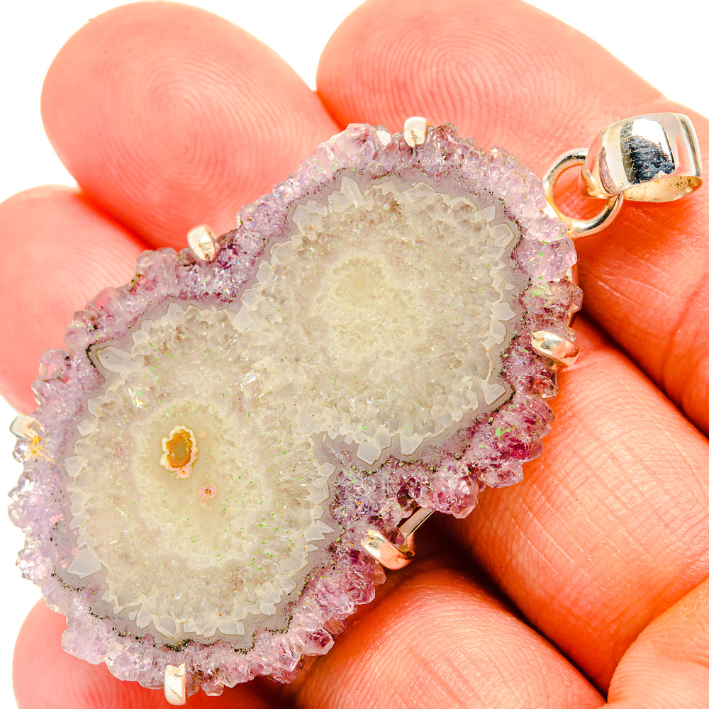 Amethyst Stalactite Pendants handcrafted by Ana Silver Co - PD32798