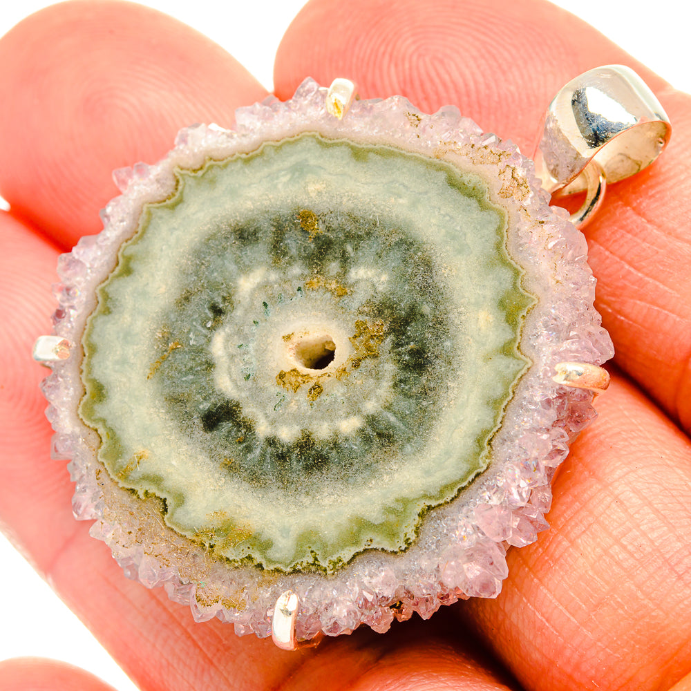 Amethyst Stalactite Pendants handcrafted by Ana Silver Co - PD32803