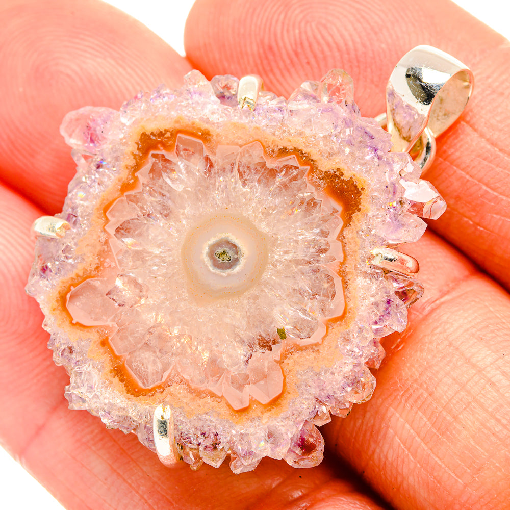 Amethyst Stalactite Pendants handcrafted by Ana Silver Co - PD32804