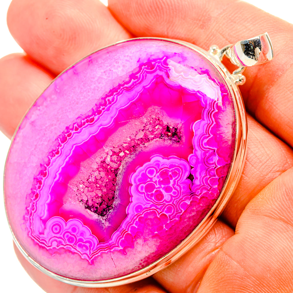 Titanium Sunshine Druzy Pendants handcrafted by Ana Silver Co - PD32809