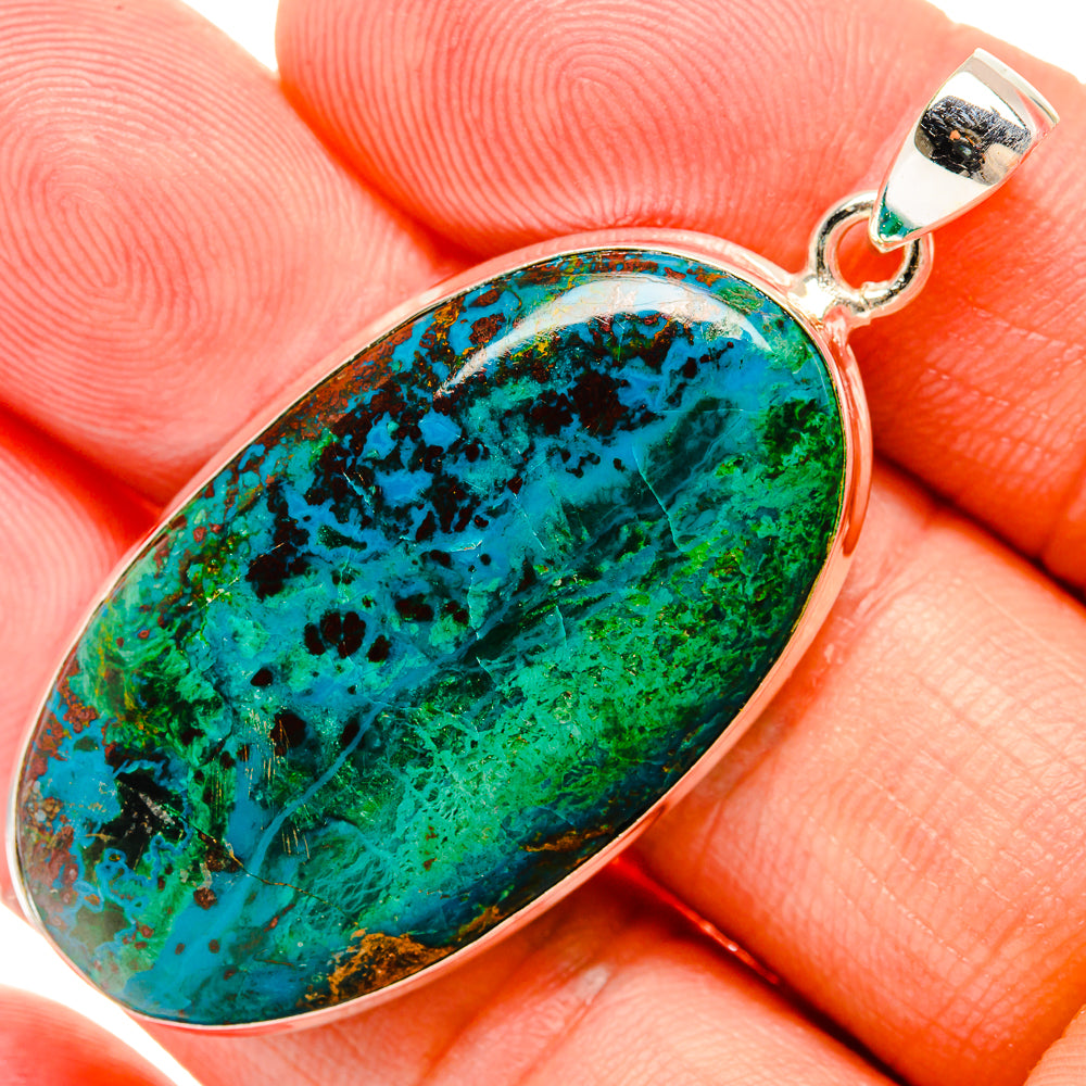 Shattuckite Pendants handcrafted by Ana Silver Co - PD32815
