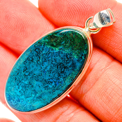 Chrysocolla Pendants handcrafted by Ana Silver Co - PD32816