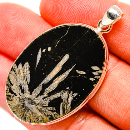 Chrysanthemum Stone Pendants handcrafted by Ana Silver Co - PD32818