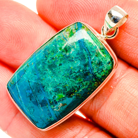 Chrysocolla Pendants handcrafted by Ana Silver Co - PD32820