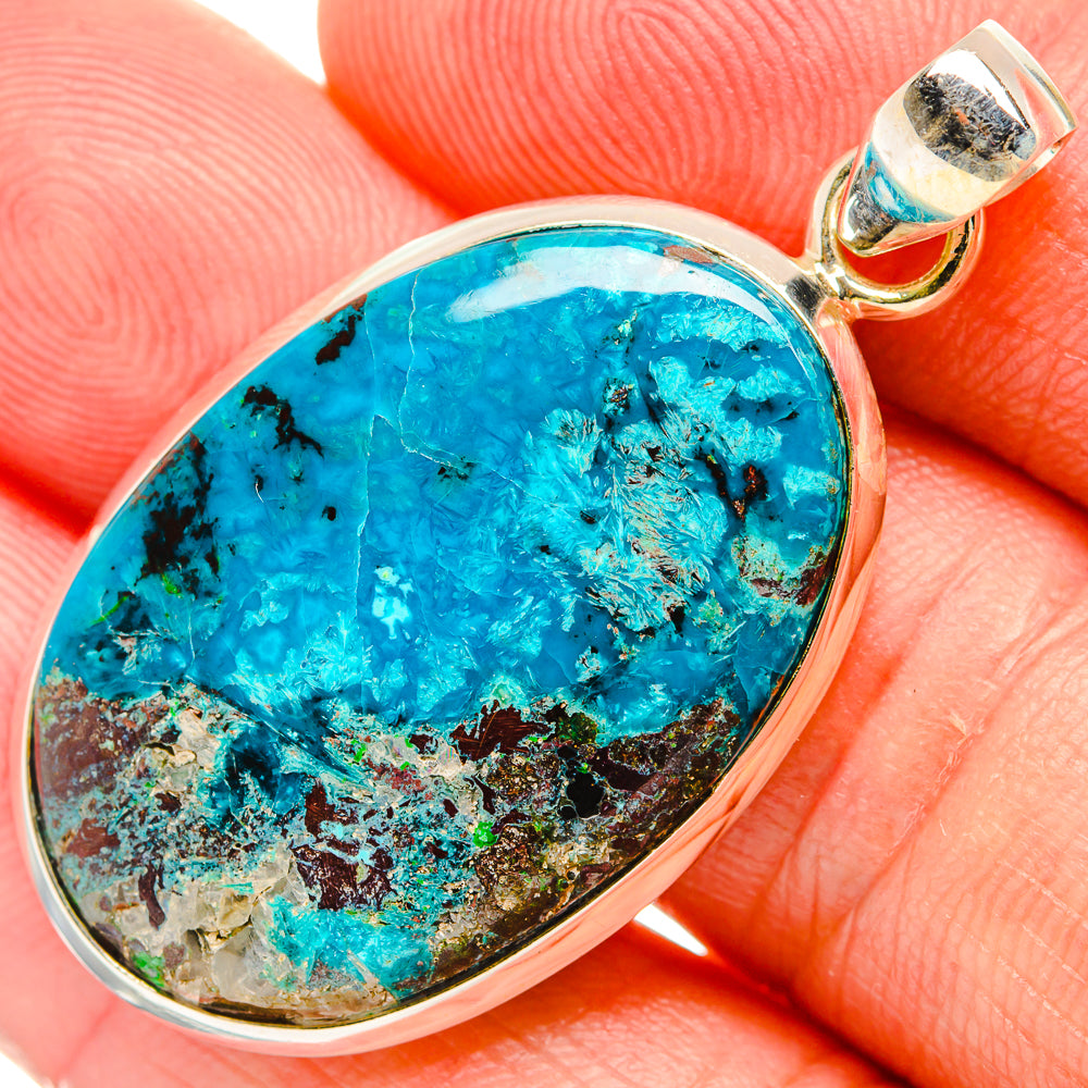 Shattuckite Pendants handcrafted by Ana Silver Co - PD32822