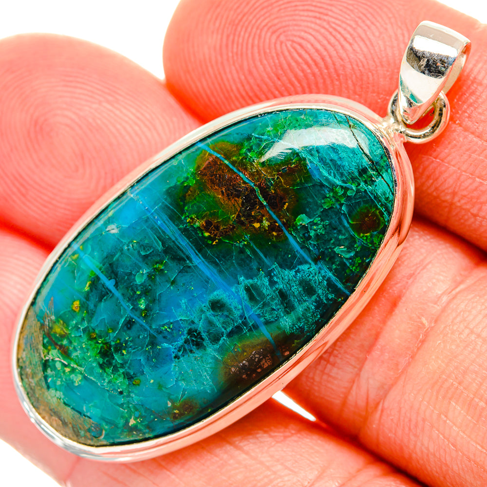 Shattuckite Pendants handcrafted by Ana Silver Co - PD32828