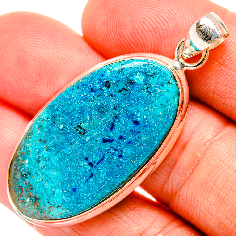 Chrysocolla Pendants handcrafted by Ana Silver Co - PD32839