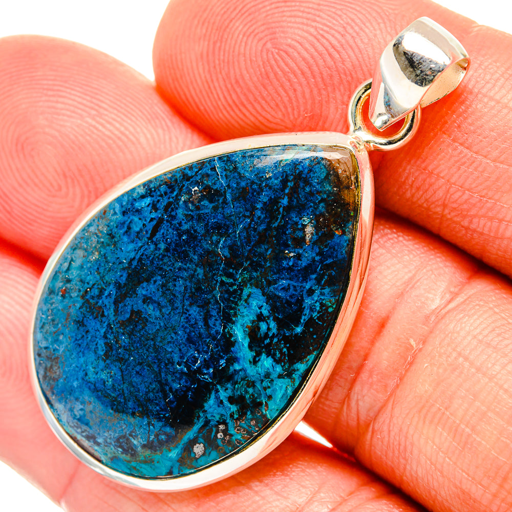 Shattuckite Pendants handcrafted by Ana Silver Co - PD32844