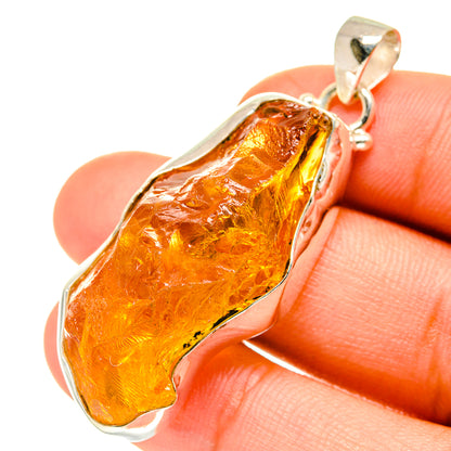 Citrine Pendants handcrafted by Ana Silver Co - PD3286