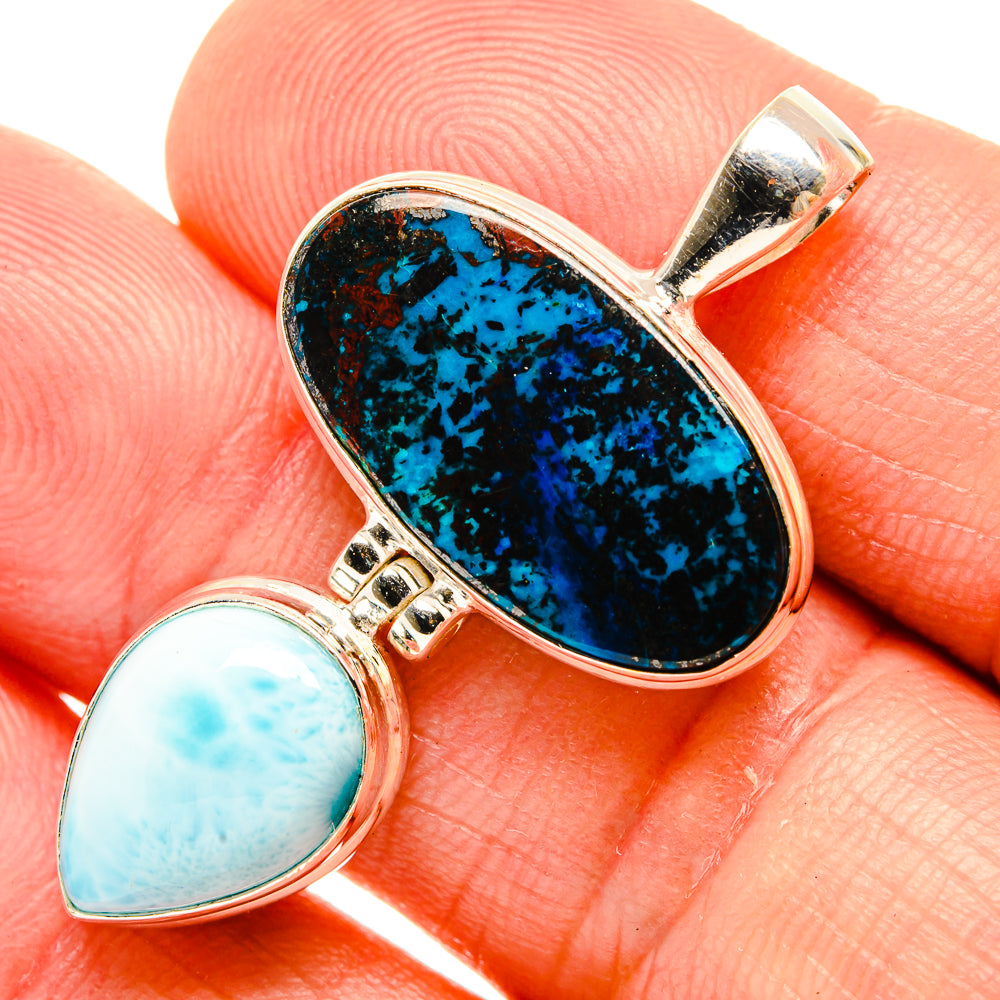 Shattuckite Pendants handcrafted by Ana Silver Co - PD32861