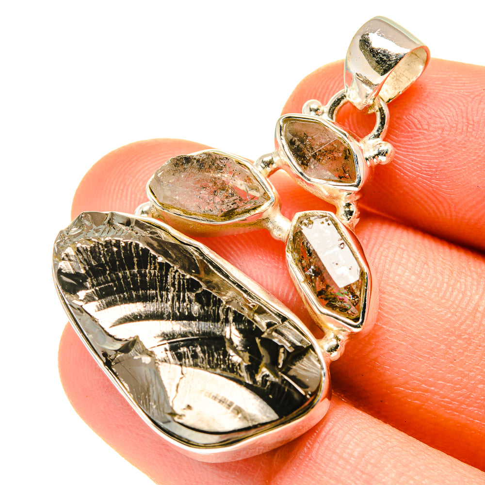 Shungite Pendants handcrafted by Ana Silver Co - PD3287