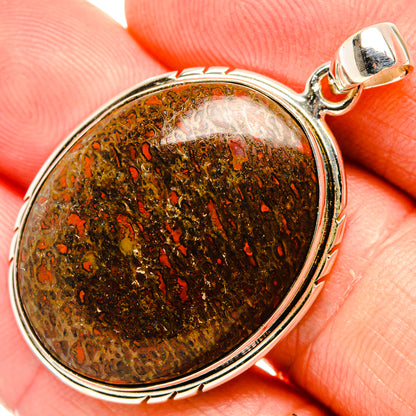 Dinosaur Bone Pendants handcrafted by Ana Silver Co - PD32897