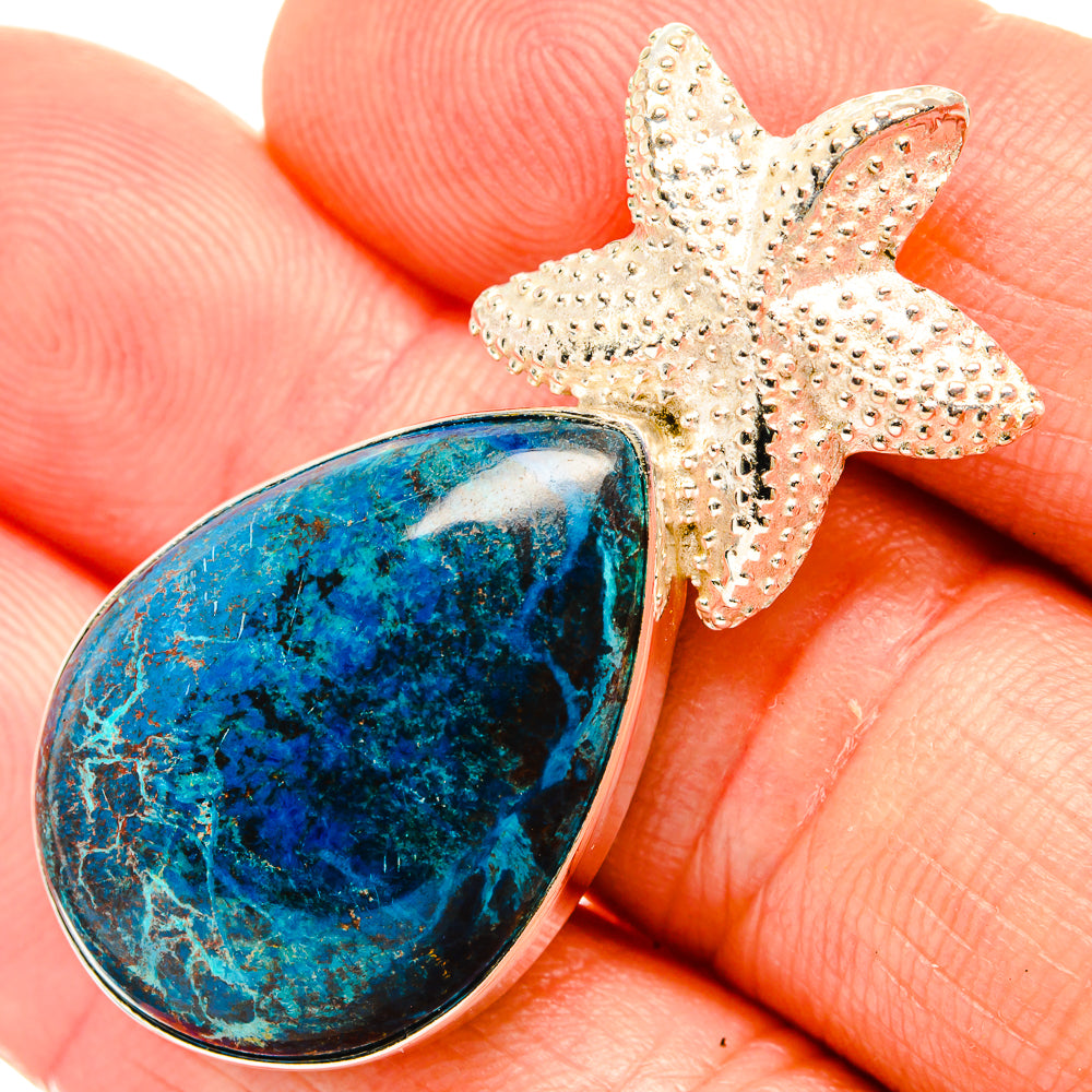 Shattuckite Pendants handcrafted by Ana Silver Co - PD32903