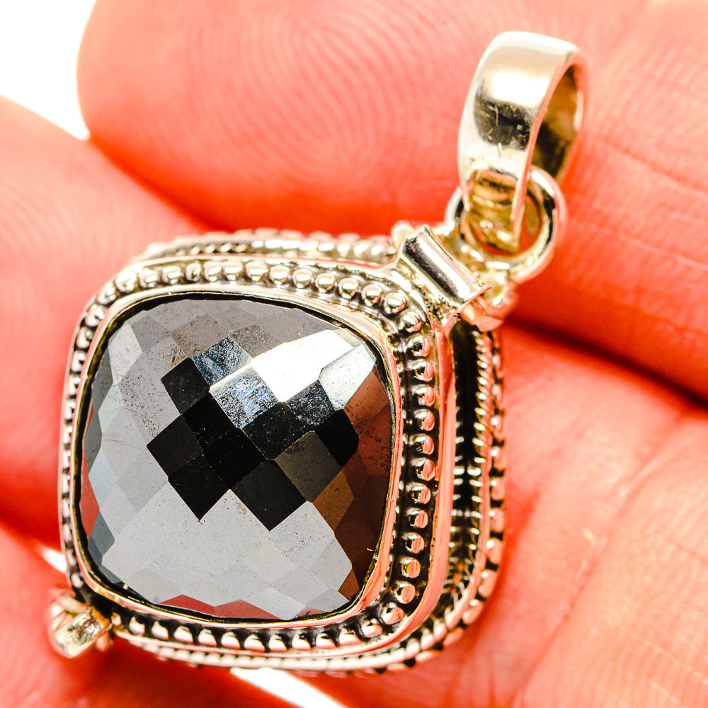 Hematite Pendants handcrafted by Ana Silver Co - PD32908