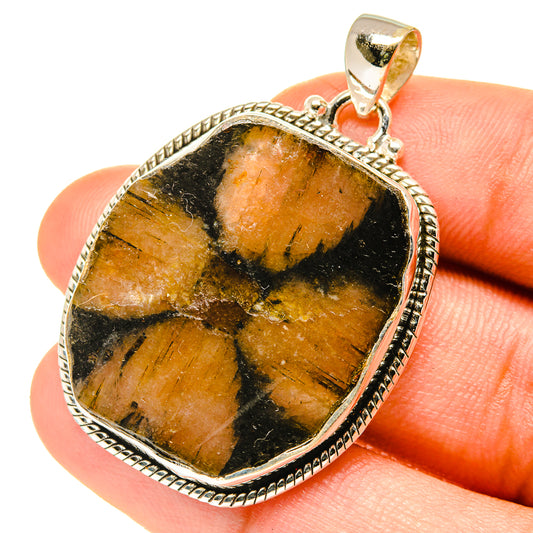 Chiastolite Pendants handcrafted by Ana Silver Co - PD3291