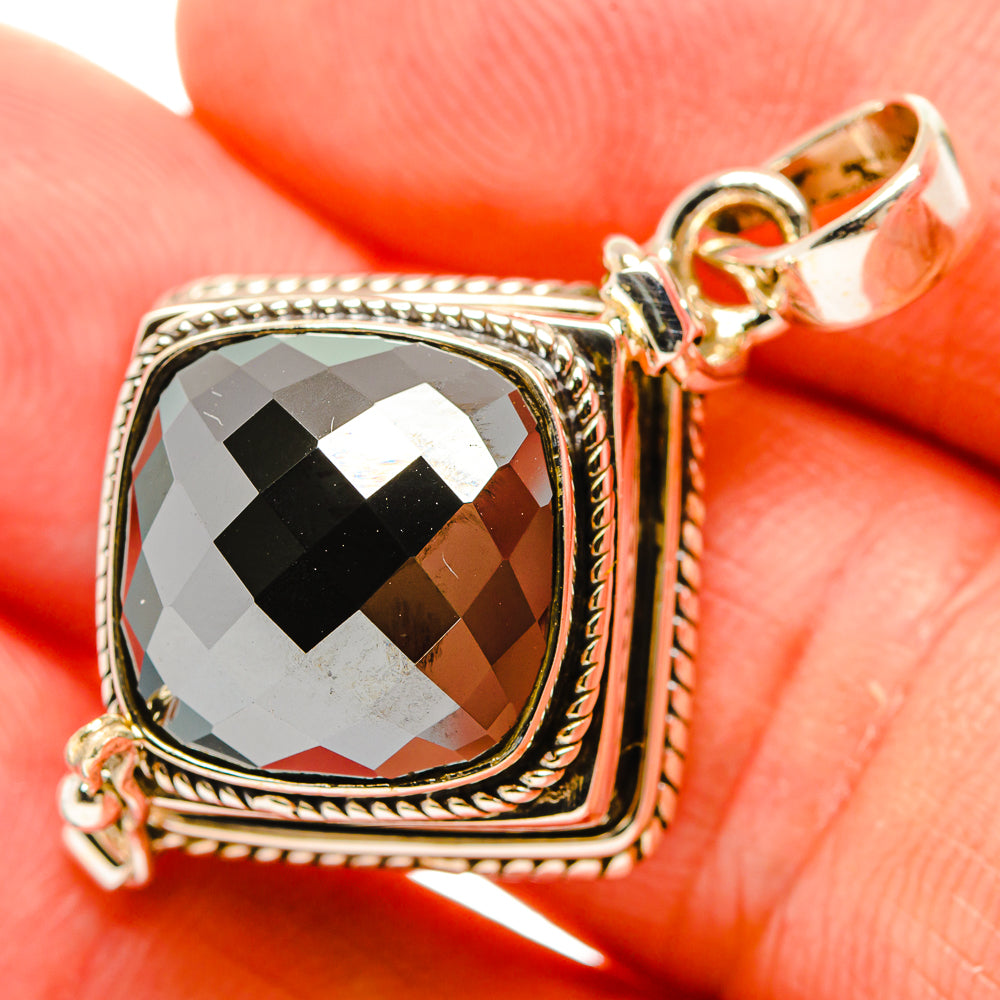 Hematite Pendants handcrafted by Ana Silver Co - PD32912