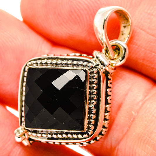 Black Onyx Pendants handcrafted by Ana Silver Co - PD32914