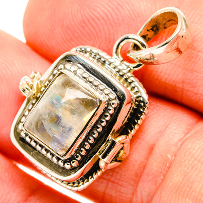 Rainbow Moonstone Pendants handcrafted by Ana Silver Co - PD32917