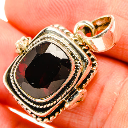 Garnet Pendants handcrafted by Ana Silver Co - PD32926
