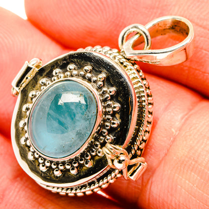 Aquamarine Pendants handcrafted by Ana Silver Co - PD32931