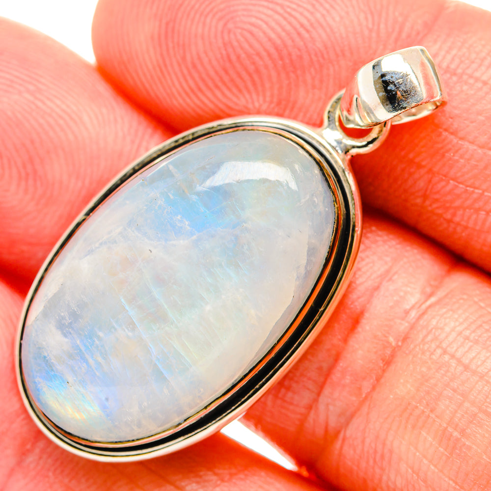 Rainbow Moonstone Pendants handcrafted by Ana Silver Co - PD32938