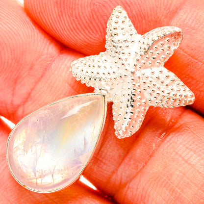 Rainbow Moonstone Pendants handcrafted by Ana Silver Co - PD32950