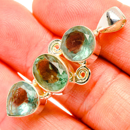 Green Fluorite Pendants handcrafted by Ana Silver Co - PD32954