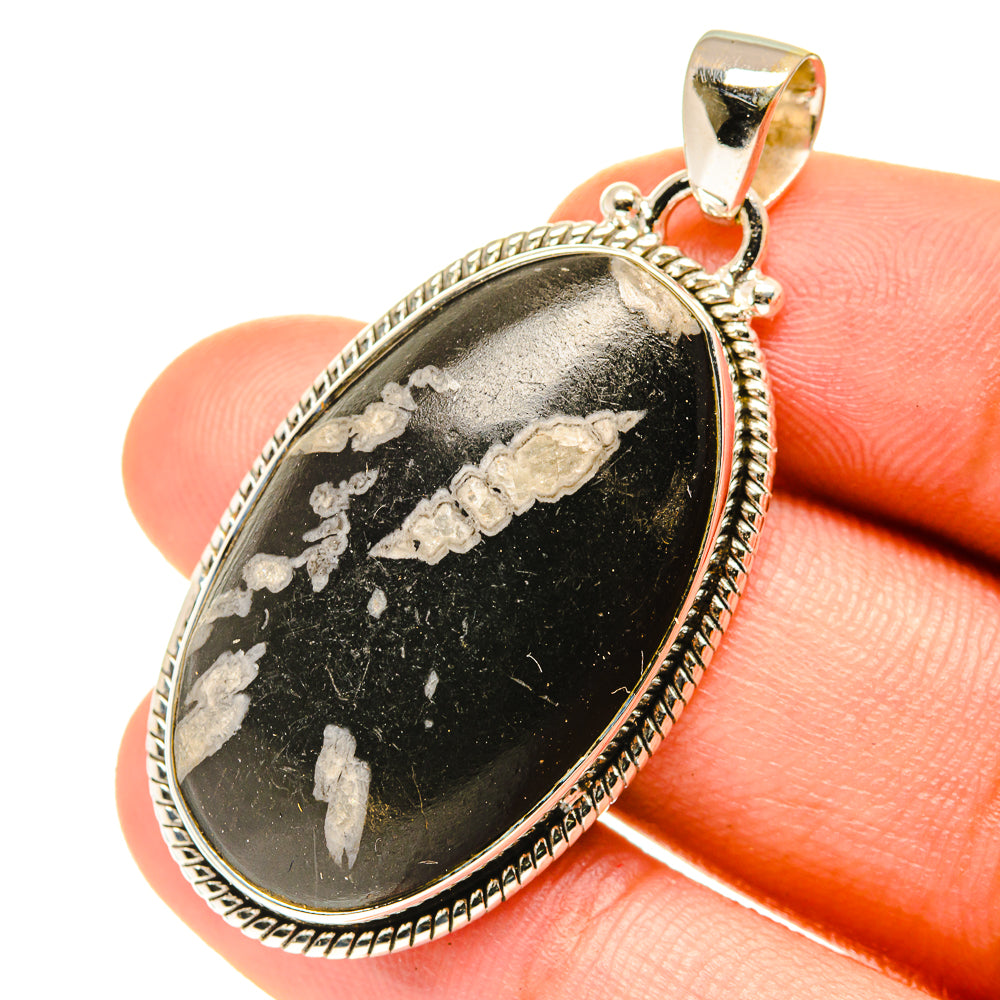 Chrysanthemum Stone Pendants handcrafted by Ana Silver Co - PD3296