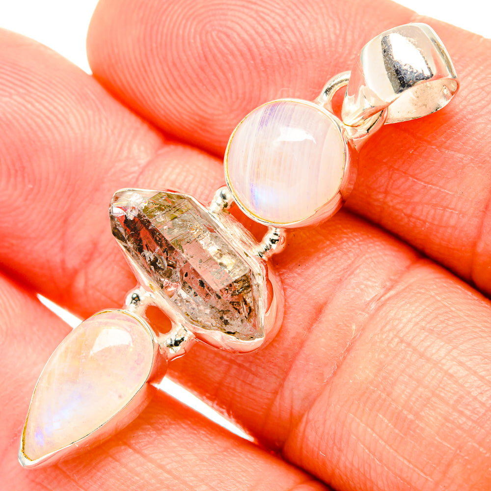 Herkimer Diamond Pendants handcrafted by Ana Silver Co - PD32965