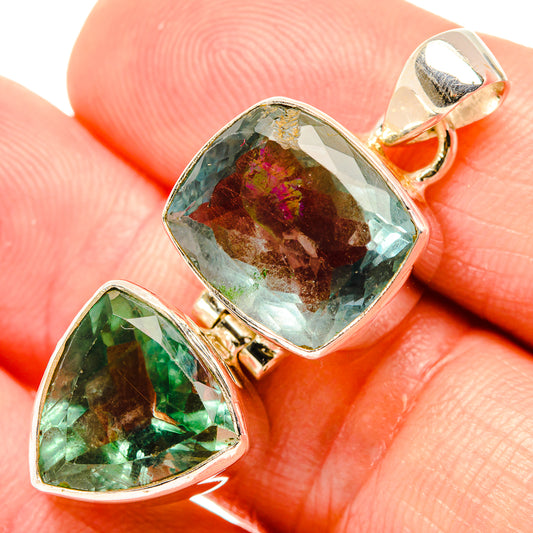 Green Fluorite Pendants handcrafted by Ana Silver Co - PD32968