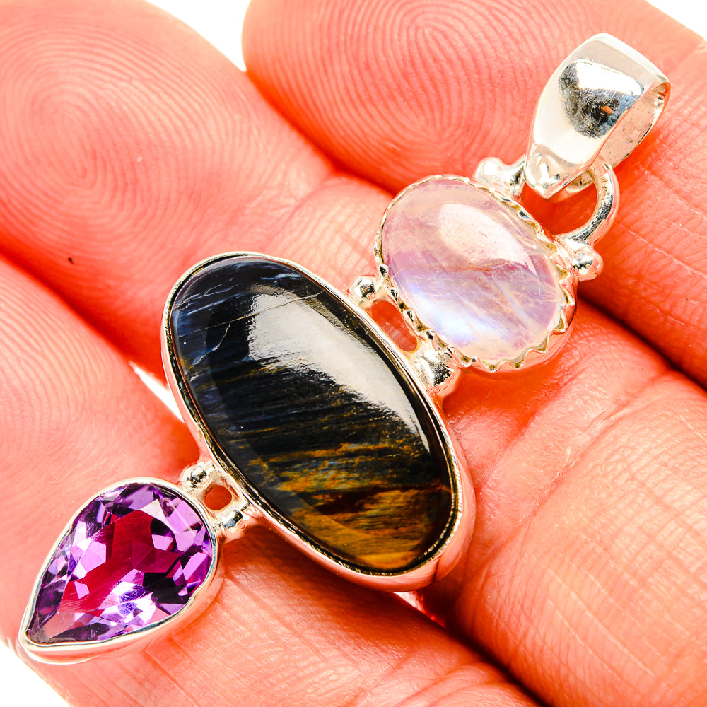 Pietersite Pendants handcrafted by Ana Silver Co - PD32971