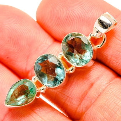 Green Fluorite Pendants handcrafted by Ana Silver Co - PD32974