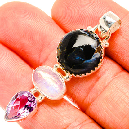 Pietersite Pendants handcrafted by Ana Silver Co - PD32976