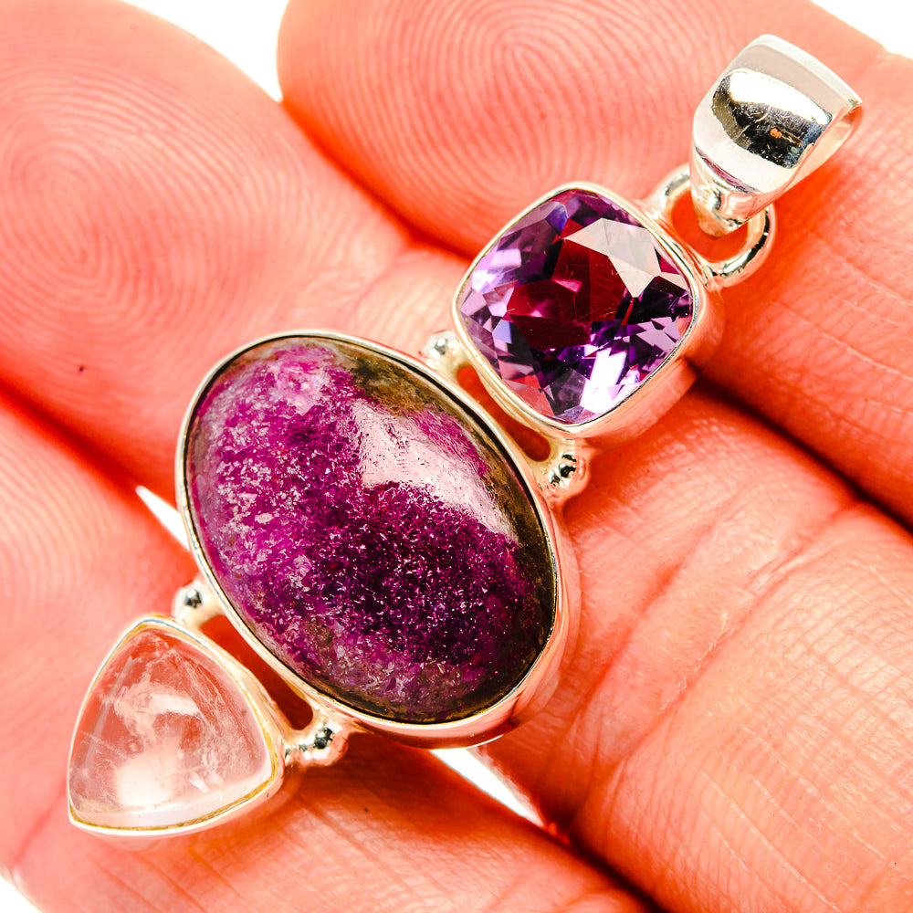 Ruby Fuchsite Pendants handcrafted by Ana Silver Co - PD32977