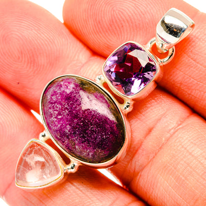 Ruby Fuchsite Pendants handcrafted by Ana Silver Co - PD32977