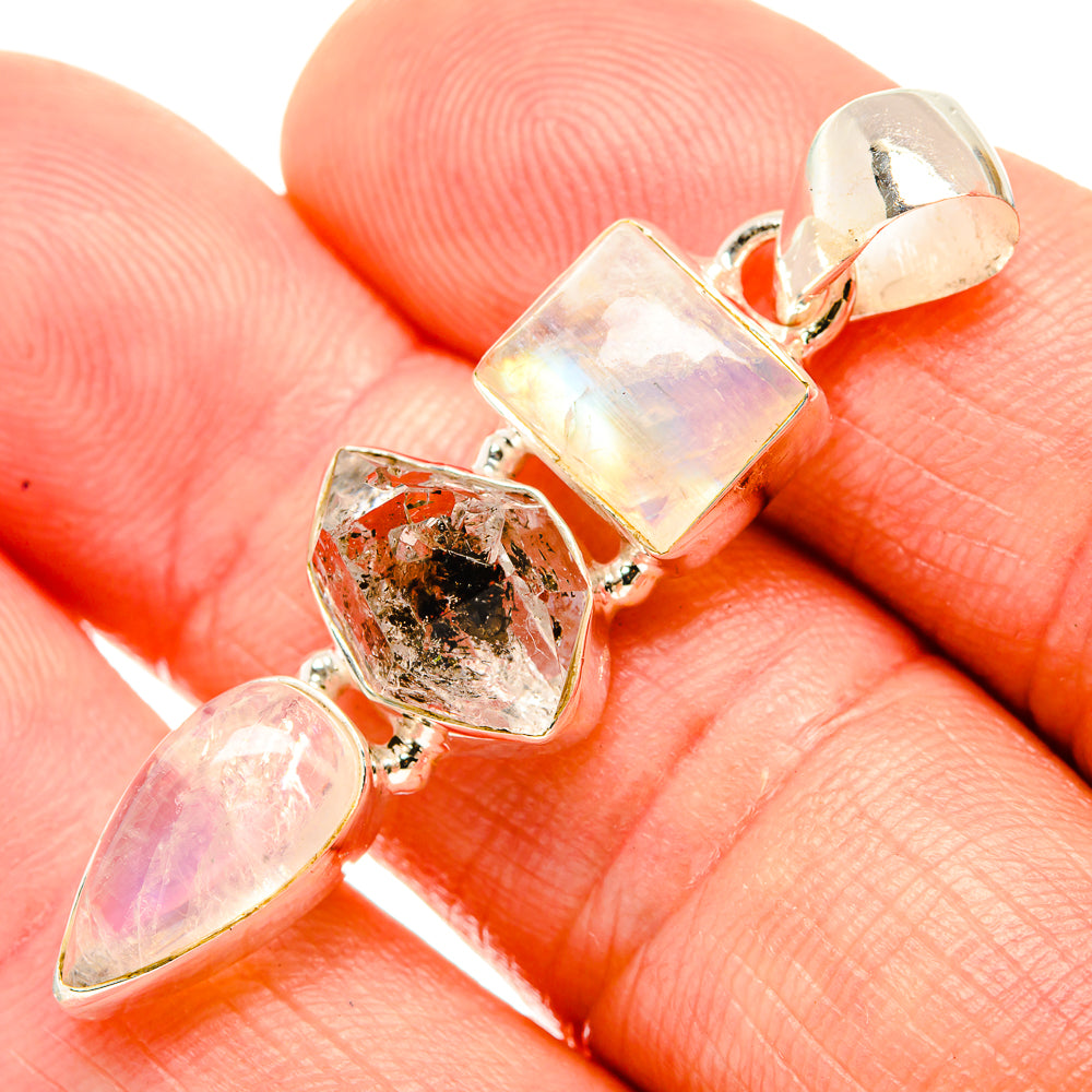Herkimer Diamond Pendants handcrafted by Ana Silver Co - PD32978