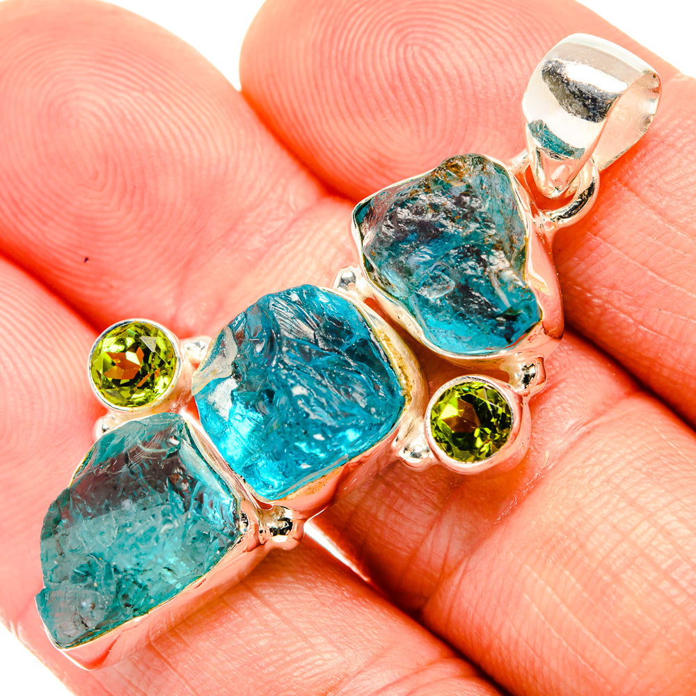 Apatite Pendants handcrafted by Ana Silver Co - PD32980