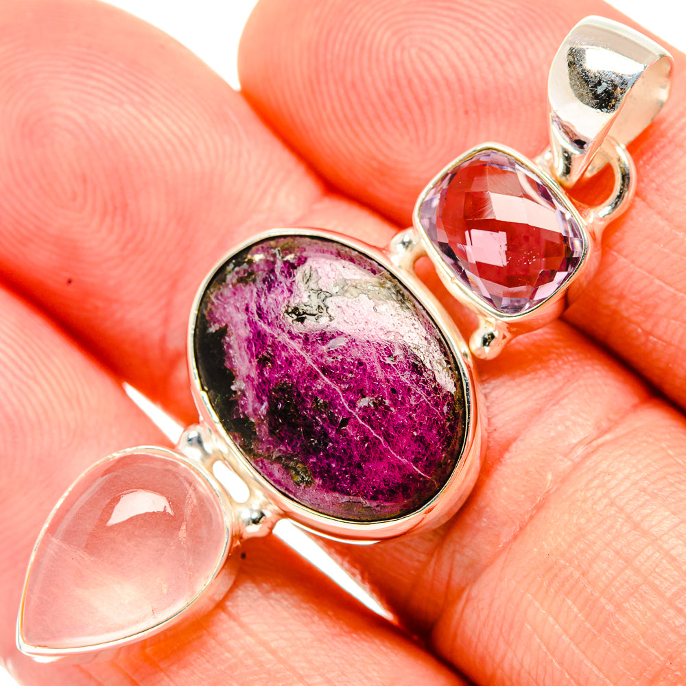 Ruby Fuchsite Pendants handcrafted by Ana Silver Co - PD32987