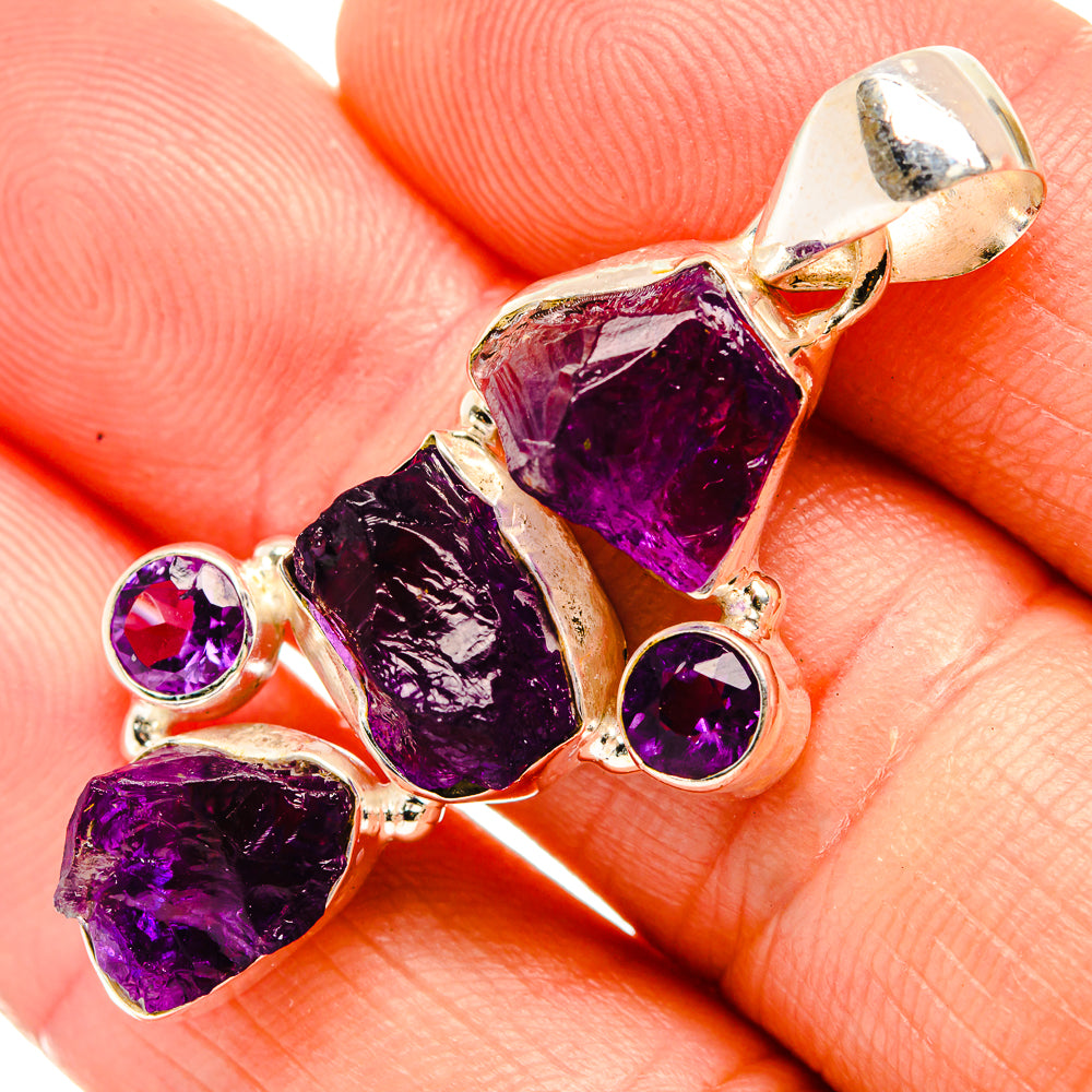 Amethyst Pendants handcrafted by Ana Silver Co - PD32989