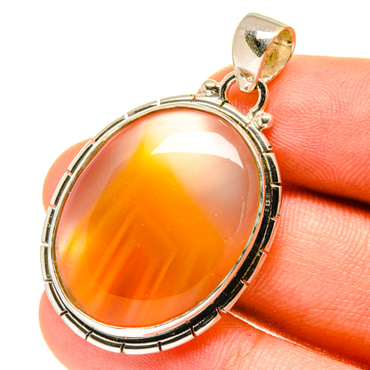 Botswana Agate Pendants handcrafted by Ana Silver Co - PD3299
