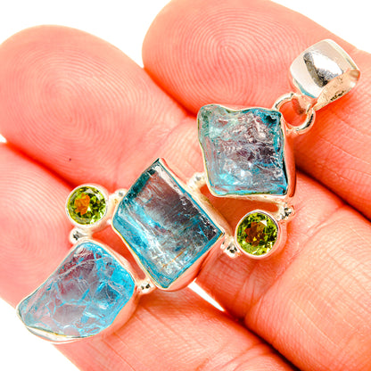 Apatite Pendants handcrafted by Ana Silver Co - PD32993