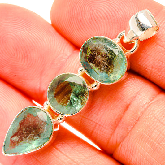 Green Fluorite Pendants handcrafted by Ana Silver Co - PD32996