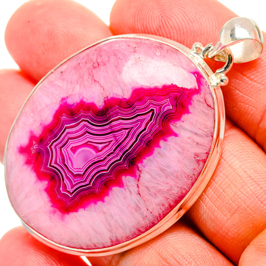 Pink Geode Slice Pendants handcrafted by Ana Silver Co - PD33001