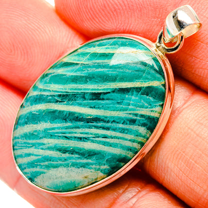 Amazonite Pendants handcrafted by Ana Silver Co - PD33017