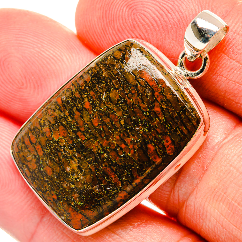 Dinosaur Bone Pendants handcrafted by Ana Silver Co - PD33021