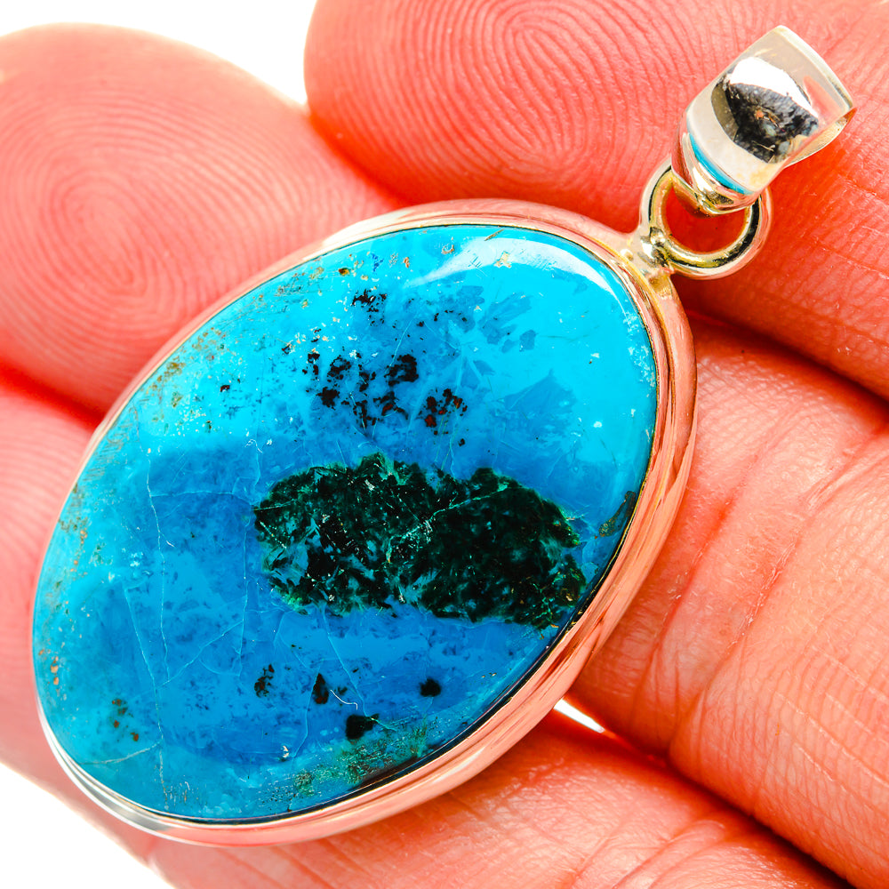 Chrysocolla Pendants handcrafted by Ana Silver Co - PD33023