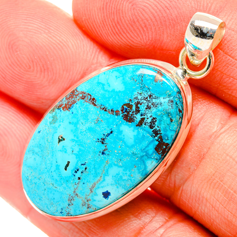 Shattuckite Pendants handcrafted by Ana Silver Co - PD33026