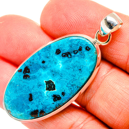 Shattuckite Pendants handcrafted by Ana Silver Co - PD33027