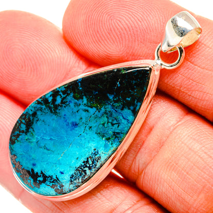 Shattuckite Pendants handcrafted by Ana Silver Co - PD33045